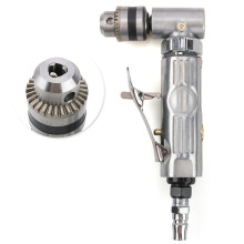 Right Angle the Grinder 1/4 High Speed 90 Elbow Right Angle Drill Pneumatic Tool Extension Power Screwdriver Drill