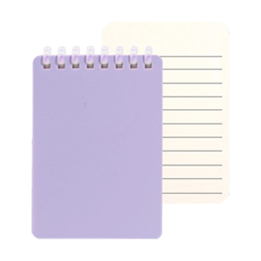 Soft Coil Binding Notebook 128 Pages- Horizontal Line Purple 7751001427480
