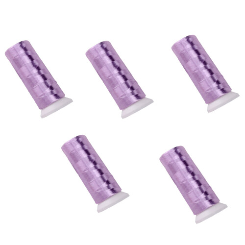 5Rolls Nylon Craft String Cord 1312.33Yard Each-Light Purple
