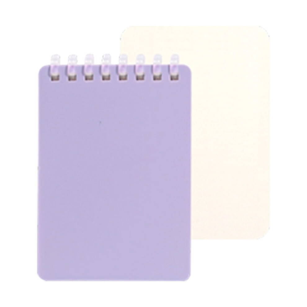 Soft Coil Binding Notebook 128 Pages Pocket- Vacancy Purple 7754001696085