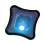 Helmets Signals Light Waterproof For-Black bottom Blue light 1