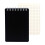 Coil Binding Notebook 128 Pages Pocket Notebook for-Black grids 1