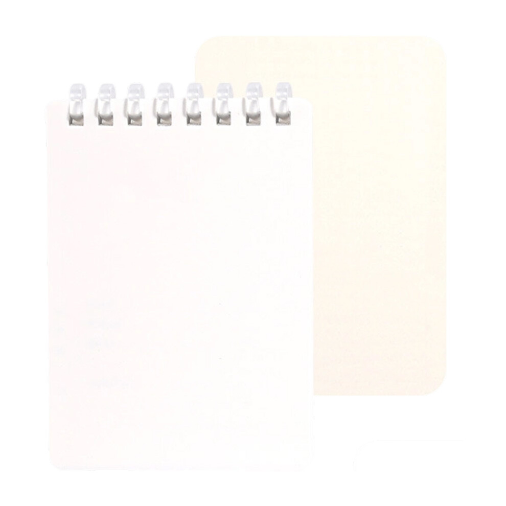 Pocket Size Notebook 128 Pages Soft Coil Binding- Vacancy White 7751001428265