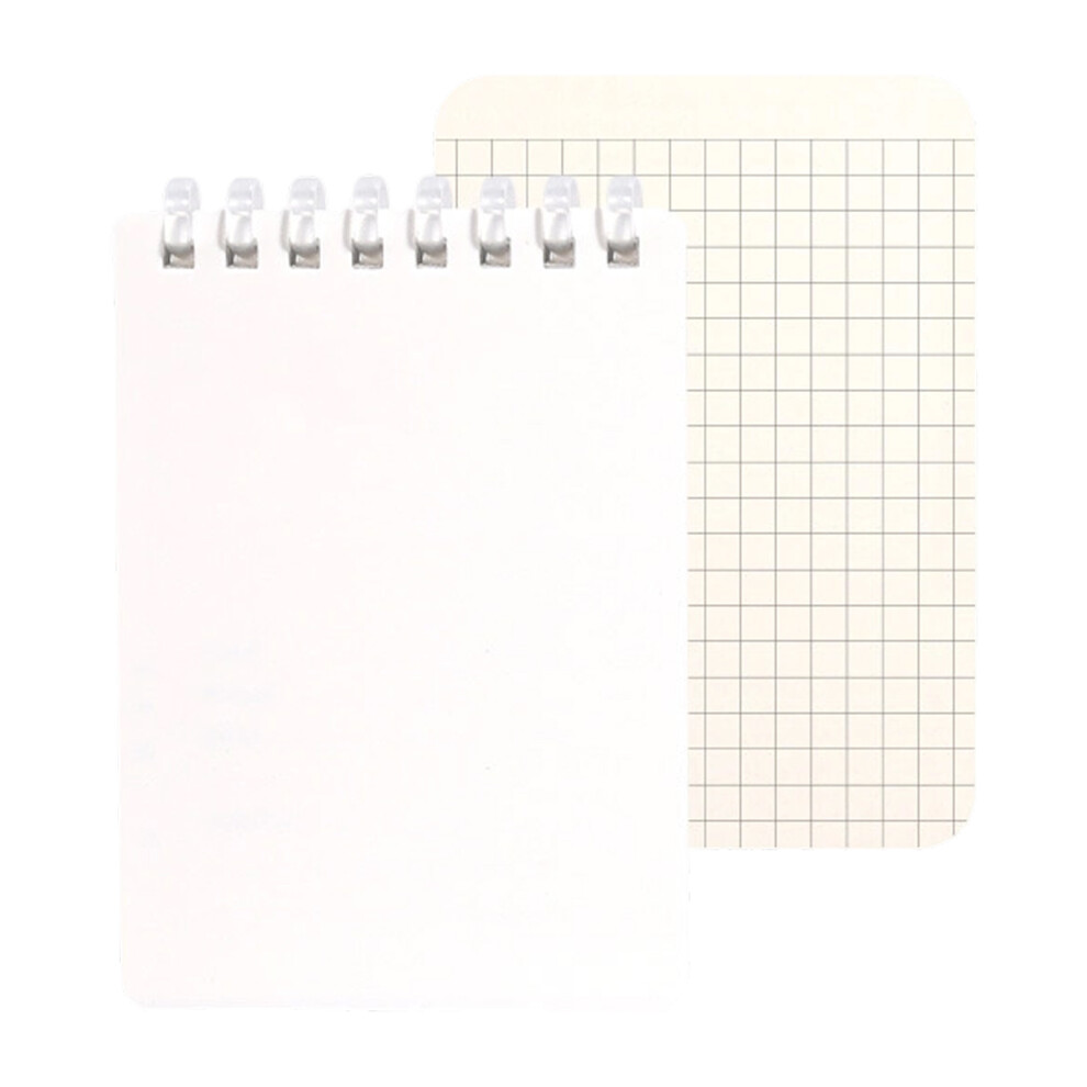 Soft Coil Binding Notebook 128 Pages- Grids White 7751001428333