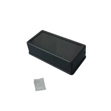 Boîte de jonction robuste en option noire ou-Noir 110x70x40