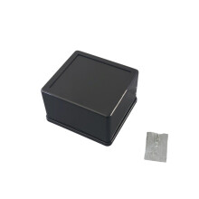 Sturdy ABS Plastic Junction Box with High-Black 80x75x45