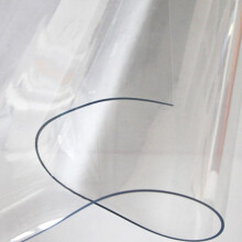 Clear Table Protector Mat 24x47in, PVC Desk and Floor Cover, Heat Resistant Non‑Slip Easy Clean
