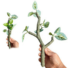 Aquarium branche plante tronc artificiel artisanat Simulation-2