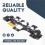 Ergonomic Micro- Tactile Clicky Hair Trigger Kit for PS5 Controller BDM-030/040/050 12Key Click CircuitBoard Kit A 3