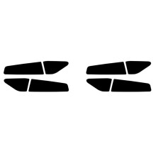 8X Auto Rauch Schwanz Licht Tint Kit für  Charger 2015-2020