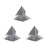 3X Prism Optical Glass Pyramid 40mm High Rectangular Polyhedron Suitable for Teaching Experiments 1