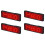 4X  LED Name Badge Rechargeable Light Sign DIY Programmable Scrolling Message Board Display LED,Type 2 1