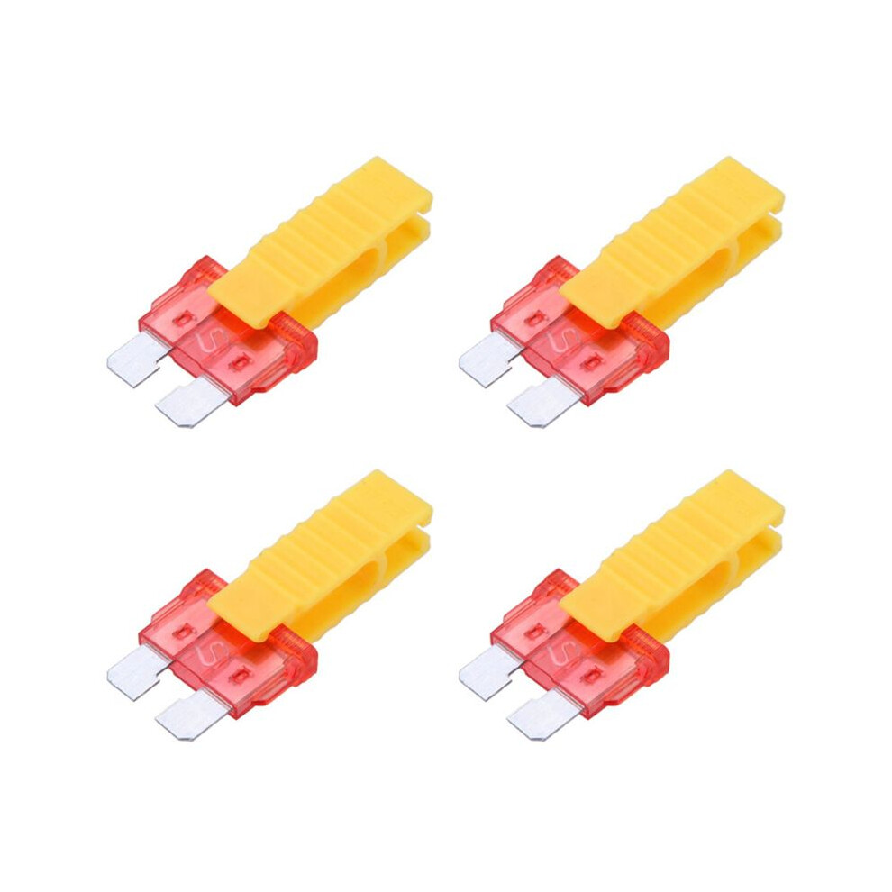 4X Car Automobile Fuse Puller Extraction Tools For Car Fuse (Yellow) Yellow 6032371627436