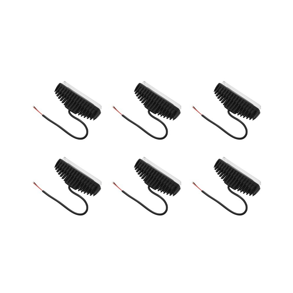 4 Inch 30W Led Forklift Truck Warning Lamp Safety Working Bar Warehouse Danger Area ,10-80V (6Pcs) Light 4711262758085