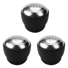3X 6 Geschwindigkeit Auto Mt Leder Schalt Knauf Hebel Schalt Hebel Stick für für Santa Fe für K5