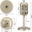 24Pcs Retro Microphone Props Model Vintage Microphone Antique Microphone Toy Microphone Stage Table Decor,Gold 5