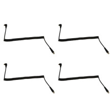 4X Vänstervinklad Micro- Till -Hankabel SträCkt Längd för Kameror