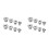 16 Pcs/Lot Dowel Pins Center Point Set Wood Dowel Centers Tenon Alignment Tool Points  6/8/10/12 mm Power Tools 1