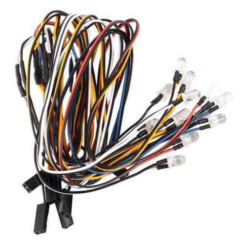 2X DumboRC X6DC 2.4G 6CH Receiver with LED Strip Light Control Board Module Set for RC Car Transmitter Replacement 2