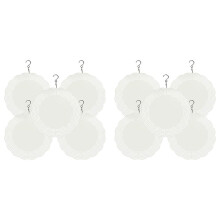 10Er-Pack Sublimations-Windspiel-Rohlinge, 20,3 cm GroßE Windspiel-Rohlinge für Hof- und Garten-Innen-AußEn-HaustüR-Dekoration.