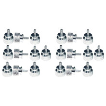 20Pcs/Lot UNC6 -32 M3.5 Hand Screw for GPU Holder PSU Computer Case Side Panel Screws PC Assemble WaterCooling Silver