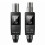 2X UHF Wireless Microphone Transmitter Receiver XLR Microphone Wireless System Suitable for 48V Capacitive Microphone 2
