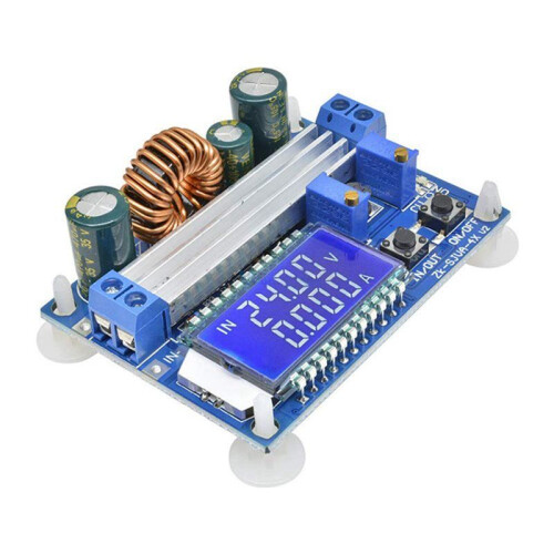 5X 35W  5.5-30V to 0.5-30V Digital LCD Display Automatic Step  Down Buck Boost Converter Power Supply Module 2