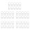 50 Pcs Button Silicone Ring Mam Pacifier Holder Mannequin Clip Adapter Transparent 2