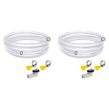 2 Pcs 10Ft Air Conditioner Drain Hose, AC Drain Hose Kit, Drain Hose for Air Conditioner with 3/5 Inch Connector