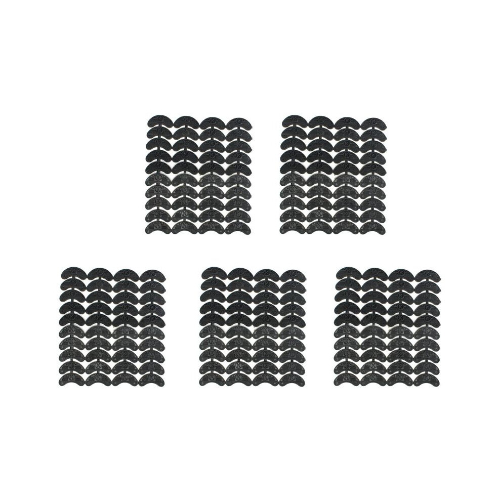 200Pcs 20-Pair Rubber Heel Savers Toe Plates Taps Diy Shoe Repair Pads Size:56 X 24 X 3.1Mm 4713543541652