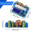 5X 35W  5.5-30V to 0.5-30V Digital LCD Display Automatic Step  Down Buck Boost Converter Power Supply Module 10