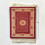 4x  Persian Woven Coasters Carpet Pattern Coaster Dining Table Decoration Technology.Red 1