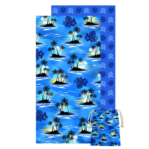 Quickly dry Microfiber Beach Towel 80x160cm Large Size-SM19