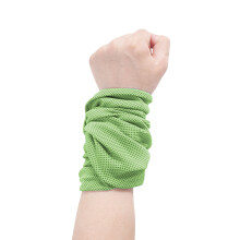 Professional Fast Drying Towel Cupro Fiber Texture Wrist-Green