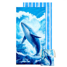 Light Weight Portable Microfiber Beach Towel 80x160cm Fast-SM06