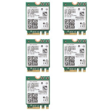 5X AX210 AX210NGW Network Card M.2 NGFF 2.4Ghz/5G WI-FI 6E 2400Mbps WiFi Card 802.11Ax 5.2 WiFi Adapter