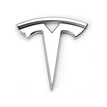 Emblema per auto in materiale resistente per Tesla Model 3 2017-2023, adesivo emblema in metallo 3D anti-sbiadimento con struttura robusta, lucidato