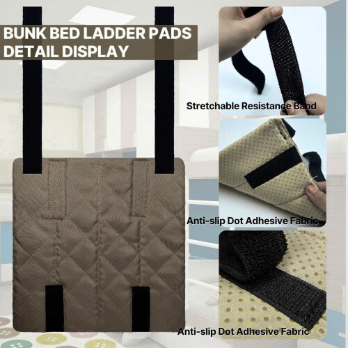 Bunk Bed Ladder Pad with Adjustable Strap,Bunk Bed Ladder Cover 1