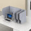 Desk Privacy Panel with Noise Reduction, Foldable Office Desk Divider for Workspace, 60/80/100cm 3