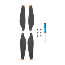 Hélices para drones, eficiência aerodinâmica aprimorada, impulso potente para DJI Mavic Mini 2, hélices leves de liberação rápida com borda