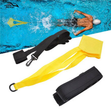 2X Swimming Training Equipment Parachute Adjustable Waterproof Swimming Training Belts with Resistance Parachute,A