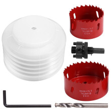 80mm Hole Saw with Dust Bowl for 3 Inch Recessed Light,60mm Hole Saw for 2 Inch Led Recessed Lighting