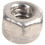250pcs M2 Zinc Plated Self-Locking Nylon Insert Hex Lock Nuts 3