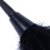 5pc Fashion Turkey Feather Duster with Black Plastic Handle Cleaning Tool(Black)35cm 6