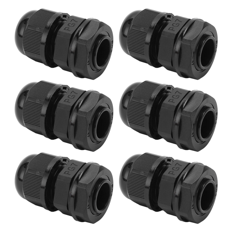 20Pcs Waterproof Pa Nylon Cable Glands For Electrical Cabinets 3-6.5Mm 4621390638428