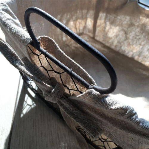 2X Metal Art Storage Baskets Industrial Style Kitchen Snack Storage Basket Picnic Bread Container 1