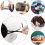 15 Pack Soft Eye Sleep Masks with Nose Pad Black 4