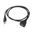 20X Car Dash Board Flush Mount USB Male to Female Socket Extension Panel Cable 1M 7
