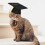 Pet Graduation Cap and Tie for Fun Event Soft Polyester-A 6