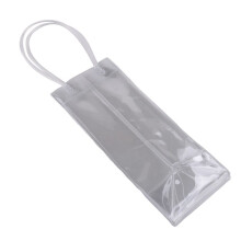Pack med 20 VinkylpåSe IspåSe Transparent PVC BäRbar Vinflaska KylväSka ChampagneispåSe med Handtag